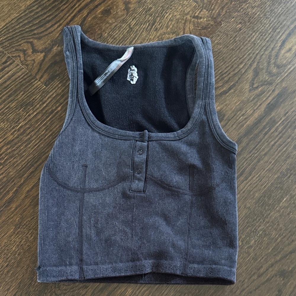 FP Movement by Free People Gray Tank Top